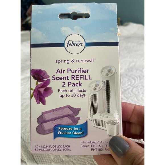 Febreze Air Purifier Scent Refill 2 Pack Spring Renewal - Picture 3 of 3